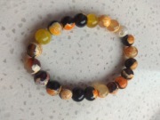 Bransoletka agat smocze oko