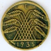 10 REICHSPFENNIG 1935 E - ładny stan !!!