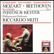 Mozart , Beethoven - Piano Concertos 22 , 3 - Richter , Muti