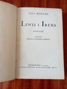 Paul Morand.Lewis i Irena.Unikat.1929.