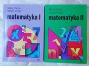 Stare podręczniki 2x MATEMATYKA I, II Maciej Bryński, Norbert Dróbka