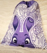 Plecak szkolny torba plażowa na zakupy worek na w-f . Króliczek MILKA NOWY!