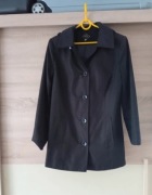 Collection czarny płaszczyk z kapturem super stan roz.42