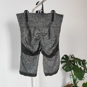 Spodenki kolarki bezszwowe L XL 40 42 szare push up modelujące