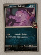 Team rocket's Grimer 123/182 Karta POKEMON TCG Scarlet & violet DR