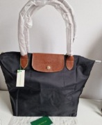 Nowa torebka LONGCHAMP roz L  CZARNA