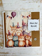 Kartka na Roczek zwierzątka