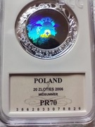 20 złotych Noc Świętojańska 2006r Ag, GCN PR70