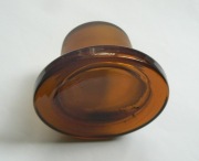 Korek do karafki. Brązowe szkło apteczne