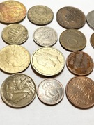 4/ 20 sztuk monet Świat mix