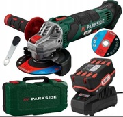 SZLIFIERKA PARKSIDE AKUMULATOROWA KĄTOWA PWSA 20 Li D4 AKU 4AH SZYBKA ŁADOW