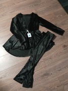 Welurowy komplet dziewczęcy