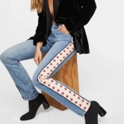 Scotch & Soda jeansy denim boyfriend lampasy 36 38