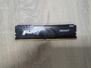 Pamięć Kingston Fury Beast, DDR4, 16 GB, 3600MHz, CL18 (KF436C18BBK2/32)