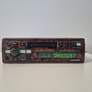 Legendarne radio ALPINE TDA-7550RG drewno Mercedes r107 w126 w124 r129 w140