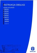 Instrukcja obsługi New Holland CX 8030, CX 8040, CX 8050, CX 8060  PL