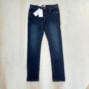 Name it nowe z metką jeansy slim regulacja talii ciemny niebieski 158
