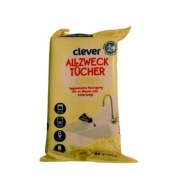 Uniwersalne chusteczki czyszczące Clever 80 sztuk