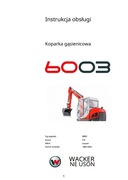Instrukcja obsługi Wacker 6003  PL