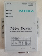 MOXA DE-311 NPORT -> Serial port RS-232, Serwer 1xRS-232/422/485 do LAN