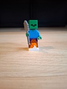 LEGO Minecraft Zombie Fire Base Ogień figurka min069