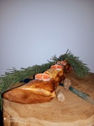 Świecznik drewniany, Hand made, drewno czereśni