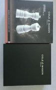 Cole & Mason - Zestaw młynków do soli i pieprzu London biały połysk 18 cm