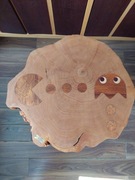 STOLIK KAWOWY DRZEWO CZEREŚNI RĘKODZIEŁO