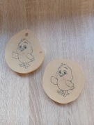 Wielkanoc. Podkladki pod kubek. Dodatek do koszyczka Wielkanocnego. Kurczak