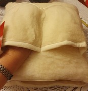 Poduszka zdrowotna z owczej wełny z ogrzewaczem na dłonie ręce +prezent