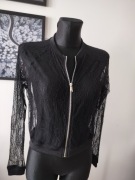 BLUZA damska M koronka bomberka kurtka letnia ZARA