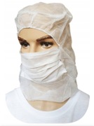 Jednorazowa maska ochronna z kapturem
