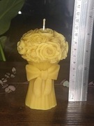 Bukiet świeca z wosku pszczelego