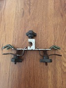 Łącznik laboratoryjny metalowy z podwójny uchwytem