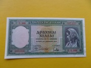 Grecja 1000 Drachmai 1939 Pick 110 UNC-
