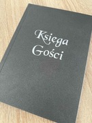 KSIĘGA GOŚCI CZARNE KARTKI A4  PODZIĘKOWANIA