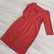 **angielska ELEGANCKA sukienka czerwona L/42/14