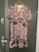 Sukienka modny wzór boho ornament hit blog roz.42 