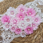 Kwiaty z tkaniny ręcznie robione CP13/03