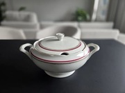 Duża waza do zupy ĆMIELÓW FESTON PURPUROWY