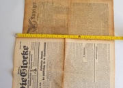 Dwie stare niemieckie gazety 1900 i 1934