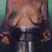 Obraz olejny 'Woda' 2020 Weronika Preker