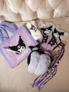 Torebka Kuromi skarpetki nauszniki ręczniczek warkoczyki na święta