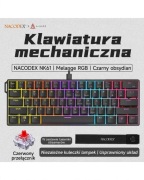 Przewodowa Klawiatura Mechaniczna Gamingowa AJAZZ NK61