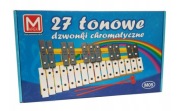000049 CYMBAŁKI 27 TONOWE DZWONKI CHROMATYCZNE STROJONE