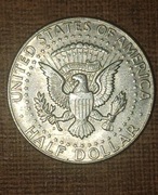 Amerykański srebrny Half dollar 1964 rok mennica  Denver 