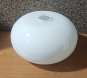 Duży biały klosz PRL