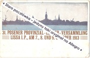 LESZNO LISSA 31. Spotkanie Nauczycieli Prowincji Poznańskiej 7-9 X 1913 r.