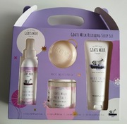 Goats milk relaxing sleep set - lawendowy zestaw kozie mleko i lawenda 