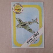 Samolot myśliwski Focke-Wulf FW-190, 1:33, ModelCard stan bardzo dobry